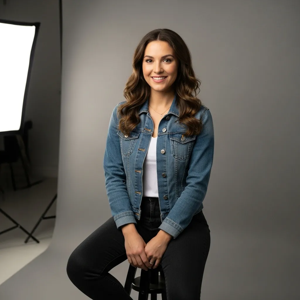 Portrait photography session